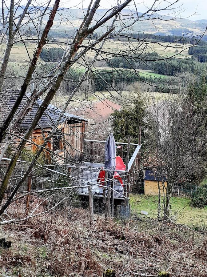 Hôtel Cabanes et Yourtes de la Vallée de l'Ance à Sauvessanges Extérieur photo